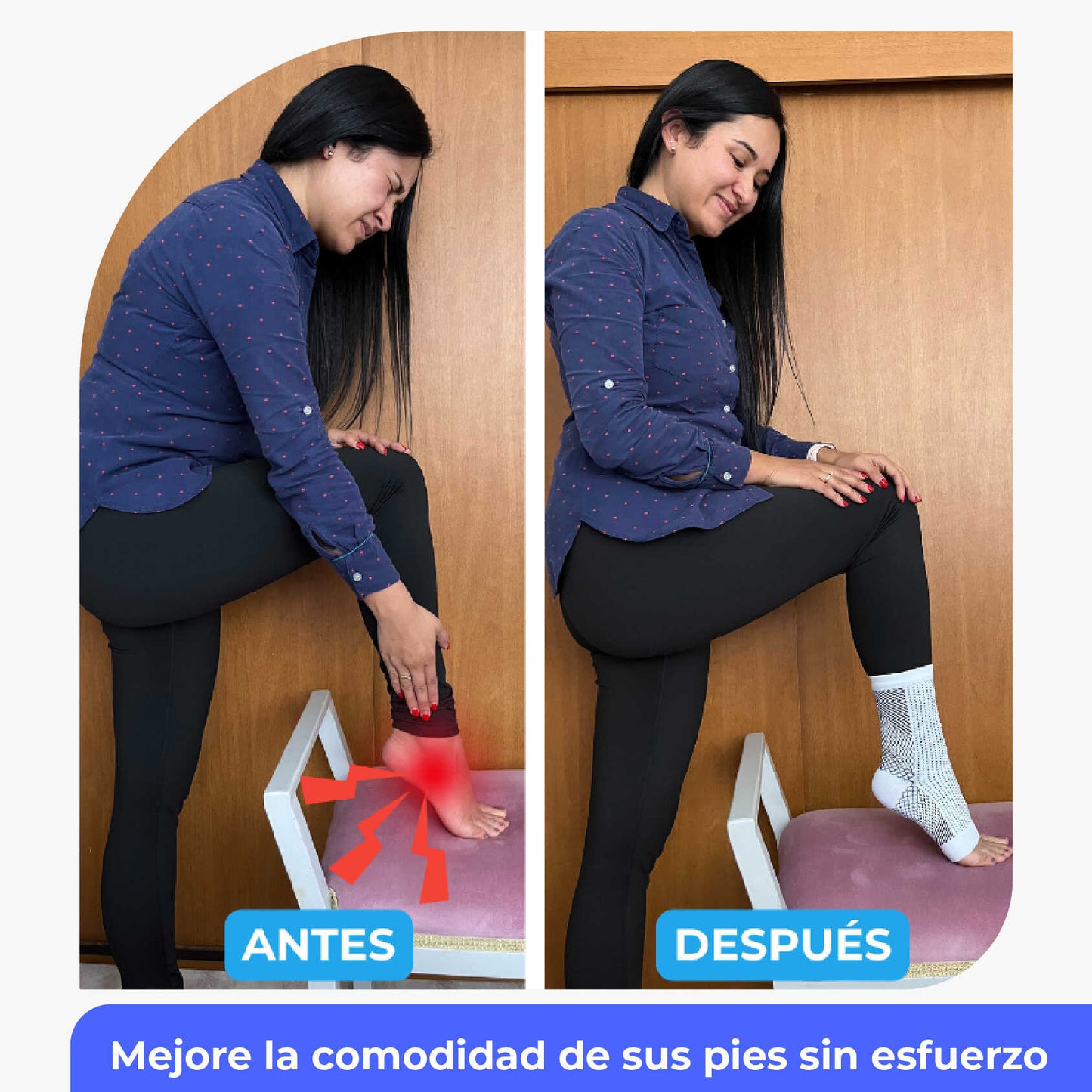 Medias de Compresión de 7 Puntos