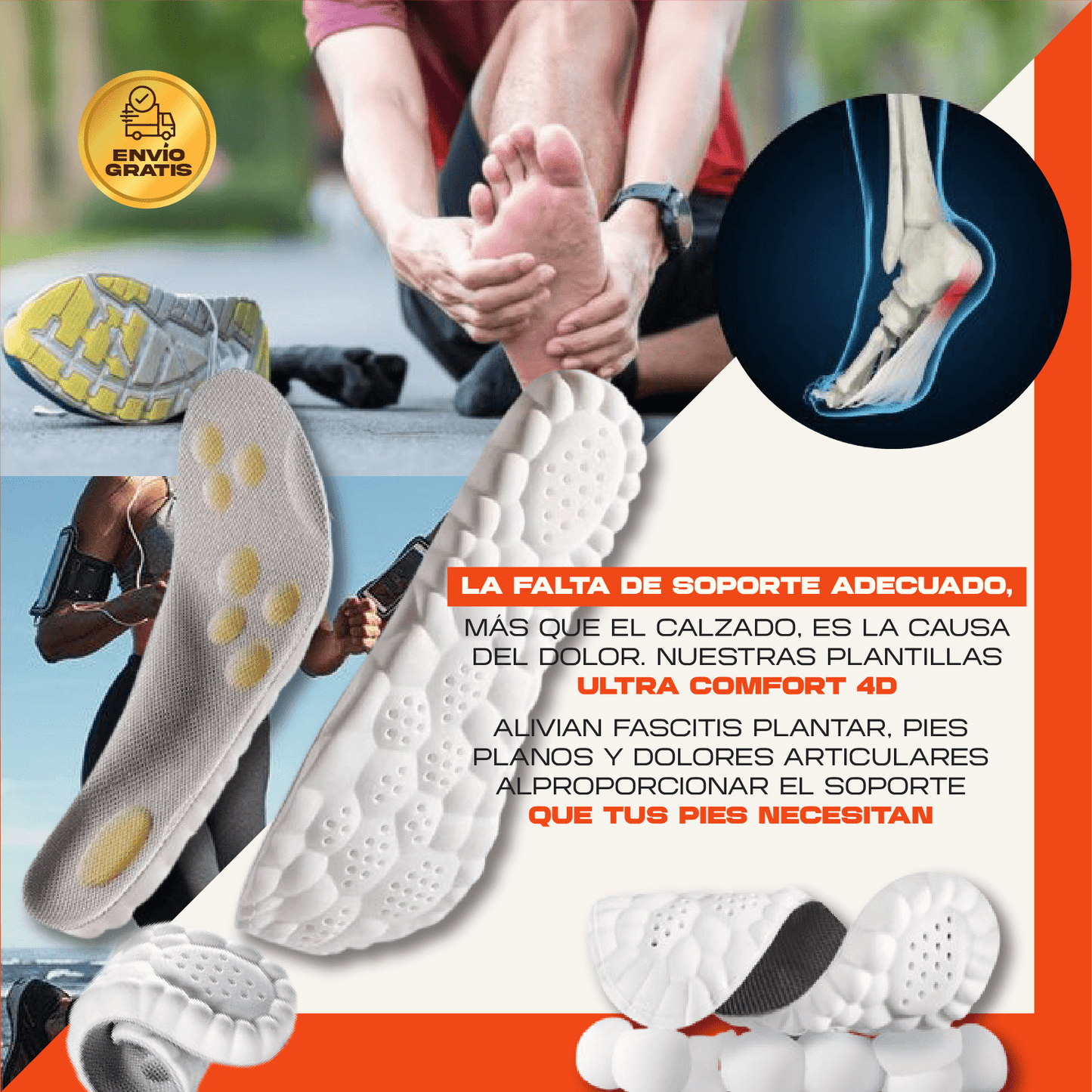 Plantillas Ultra Comfort 4D